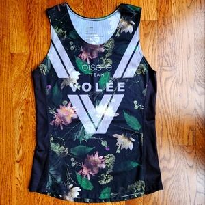 Oiselle Team Volée Moody Floral Singlet